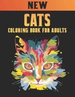 Cats: Coloring Book for Adults 50 One Sided Cat Designs Coloring Book Cats 100 Page Stress Relieving Coloring Book Cats Designs for Stress Relief and Relaxation Amazing Gift for Cat Lovers Adult Coloring Book
