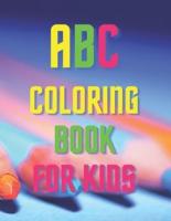 abc coloring book for kids : abc coloring book animals: letters and animals coloring book