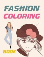 Fashion Coloring Book: Fashion Coloring Book For Adults