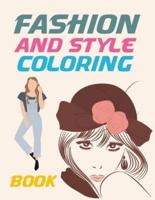 Fashion And Style Coloring Book: Street Chic Fashion Coloring Book