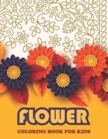 Flower Coloring Book For KIDS: Book For Toddlers Simple & Fun Designs of Real Flowers for Kids Ages 2-4