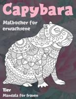 Malbücher für Erwachsene - Mandala für Frauen - Tier - Capybara