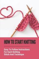 How To Start Knitting