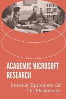 Academic Microsoft Research