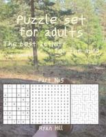 Puzzle set for adults: The best activity for the mind Part _5