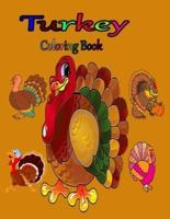 Turkey Coloring Book: 50 Unique Designs:  Pumpkins, Turkeys and more!