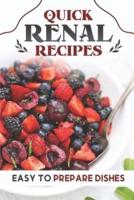 Quick Renal Recipes