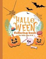 Halloween coloring book: For kids ages 4-8 - perfect for Promote creativity, entertainment and gift giving