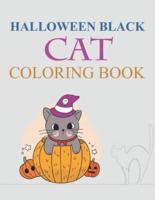 Halloween Black cat coloring book: Halloween Black cat Coloring Book For Toddlers