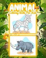 Animal Coloring Book For Kids: Aged 3-8 (The Future Teacher's Coloring Books For Kids Aged 3-8)