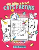 Cats Farting Coloring Book: