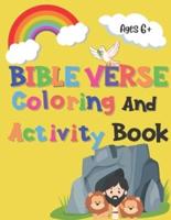 Bible Verse Coloring And Activity Book
