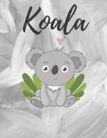 Koala: KOALA Bear Coloring Book For Kids ages 4-8 Containing 48 Koala Design To Color