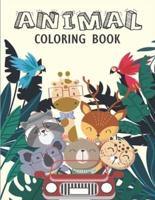 Animal coloring book: 50 Page Animals  Coloring Book:  For Kids Aged 7-12 The Future Teacher's