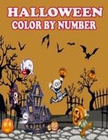 Halloween Color By Number:  2021 Easy Coloring Book for Kids Ages 4-8,8-12