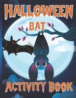 Halloween Bat activity Book : Cute Bat  Coloring pages And Cut Paste For kids