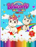 Unicorn Coloring Book for Kids: Cute Illustration With 50 Images to Color (2 - 4 Years Old)