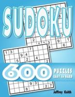 Easy to hard sudoku puzzle book with solutions for adults: 600 puzzles for Sudoku lover