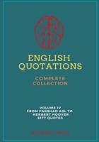 English Quotations Complete Collection Volume IV