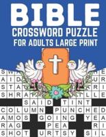 Bible Crossword Puzzle For Adults Large Print