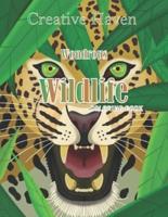 Creative Haven Wondrous Wildlife Coloring Book: 45 illustration  (Creative Haven Coloring Books)
