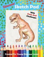 Dinosaur Sketch Pad For Boys: Amazing Drawing Pad With Facts And Challenges For Ambitious Children   Must-have For Each Young Fan Of Dinosaurs