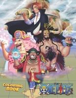 One Piece Coloring Book: Funny Anime For Luffy And Friends Fans & Kids and Adults - Color Walk Compendium - Color +100 Characters - Drawing Manga and Chibi