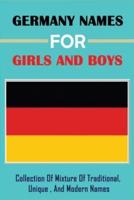 Germany Names For Girls And Boys