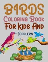 Birds Coloring Book For Kids And Toddlers