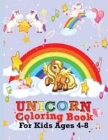 Unicorn Coloring Book: For Kids Ages 4-8 (US Edition) (Salman Ahmed Coloring Books)