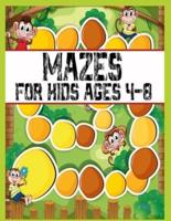 Mazes For Kids Ages 4-8: Great for Developing Problem Solving Skills, Spatial Awareness, and Critical Thinking Skills. (fun and challenging mazes for Kids)