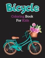 Bicycle Coloring Book for Kids: Easy Educational Bicycle Coloring Page for Kids and Toddlers Ages 4-12