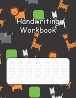 Handwriting Workbook: Handwriting Practice With Easy Peasy Alphabet Combine Both Tracing & Writing