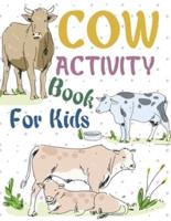 Cow Activity Book For Kids