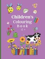 Children's Colouring Book 4 +