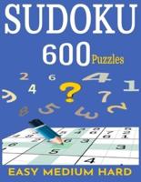 600 Sudoku Puzzles