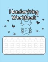 Handwriting Workbook: Handwriting Practice With Easy Peasy Alphabet Combine Both Tracing & Writing