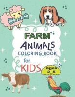 FARM Animals Coloring Book for Kids Ages 2_5