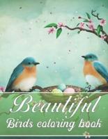 Beautiful Birds Coloring book: My First Birds Coloring Book