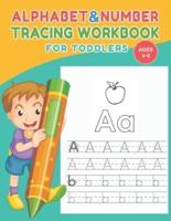 Alphabet and Number tracing workbook for toddlers for ages 3-6