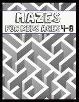 Mazes For Kids Ages 4-8: 80 Fun First Mazes    3-5, 6-8    Workbook for Children with Games, Puzzles, and Problem-Solving  (Maze  Book for Kids)