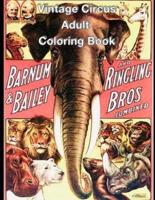 Vintage Circus Adult Coloring Book