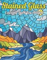 Stained Glass Coloring Book For Adults