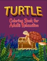 Turtle Coloring Book for Adults Relaxation