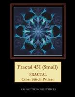 Fractal 451 (Small): Fractal Cross Stitch Pattern