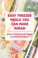 Easy Freezer Meals You Can Make Ahead
