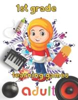 1st grade learning games adult: 8.5''x11''/1st grade math