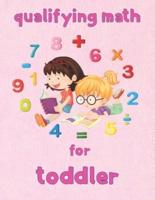 qualifying math for   toddler: 8.5''x11''/math coloring book for kids