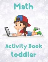 Math Activity Book   toddler: 8.5''x11''/math coloring book for kids