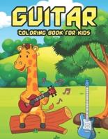 Guitar Coloring Book For Kids